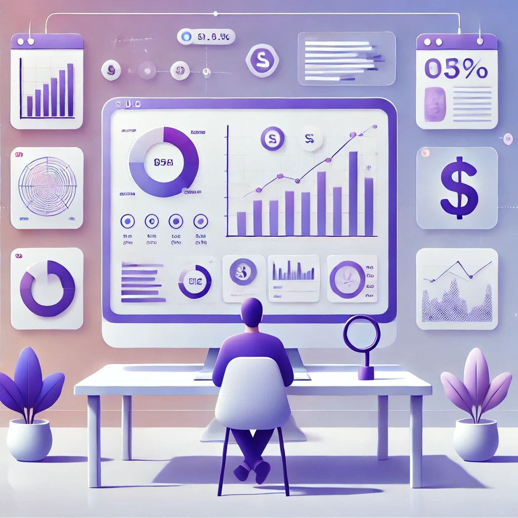 Comprehensive analytics dashboard with business metrics and data visualization